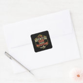 Boston Massachusetts Vierkante Sticker (Envelop)