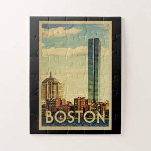Boston Massachusetts Vintage Travel Legpuzzel