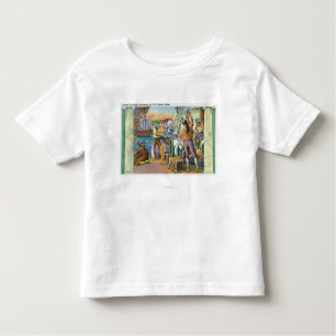 Boston, MassachusettsBoston Tea Party Scene Kinder Shirts