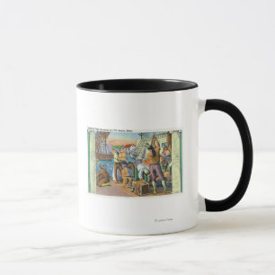 Boston, MassachusettsBoston Tea Party Scene Mok