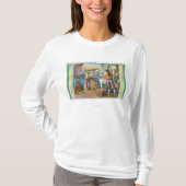 Boston, MassachusettsBoston Tea Party Scene T-shirt (Voorkant)