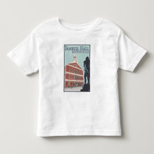 Boston, MassachusettsFaneuil Hall Uitzicht Kinder Shirts