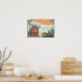 Boston, MassachusettsHistorische Boston Scenes Poster (Keuken)