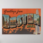 Boston, MassachusettsLarge Letter Scenes 2 Poster (Voorkant)