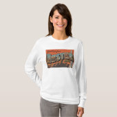 Boston, MassachusettsLarge Letter Scenes T-shirt (Voorkant volledig)