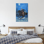 Boston, MassachusettsPaul Revere's Ride Canvas Afdruk (Insitu (Slaapkamer))