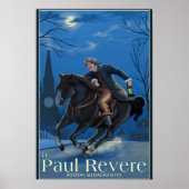 Boston, MassachusettsPaul Revere's Ride Poster (Voorkant)