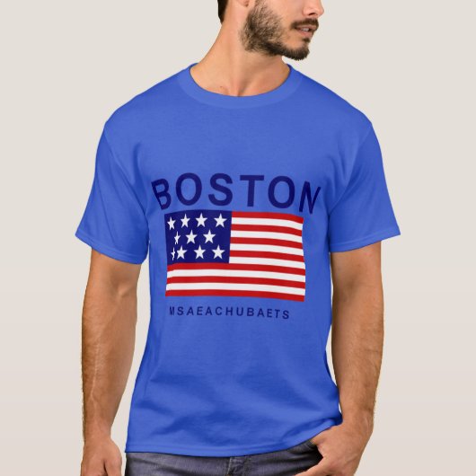 Boston Masseachubaets te groot T-shirt (Voorkant)