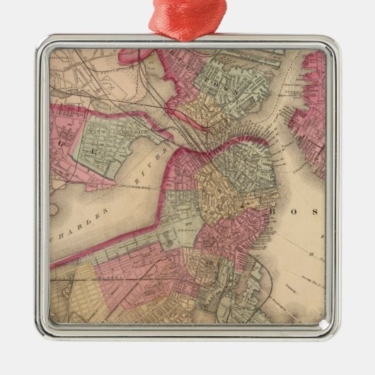 Boston Metalen Ornament (Voorkant)