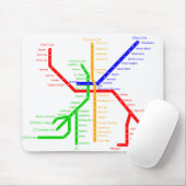 Boston metro Mousepad Muismat (Met muis)