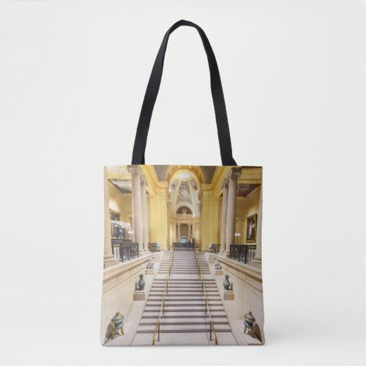 Boston MFA: Amerikaanse kunstmijlpaal Tote Bag (Voorkant)