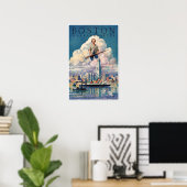 Boston Minuteman poster (Thuiskantoor)