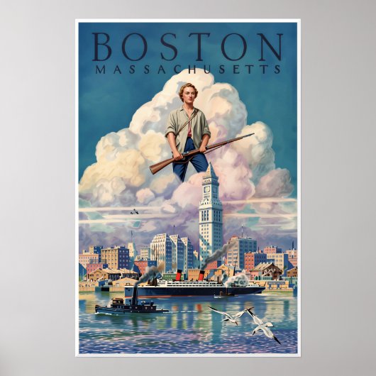 Boston Minuteman poster (Voorkant)