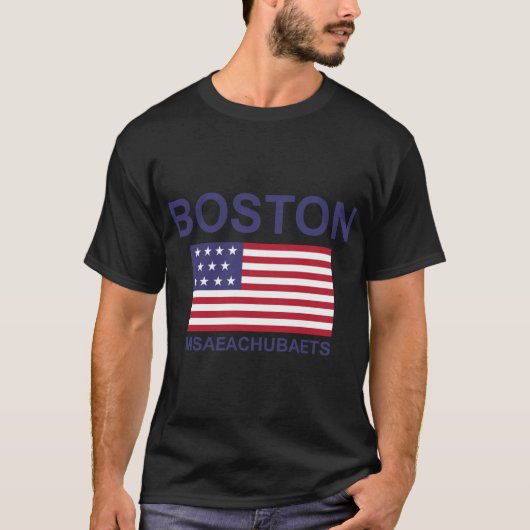 BOSTON MSAEACHUBAETS T-SHIRT (Voorkant)