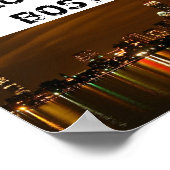Boston_night, IK BEN IN BOSTON Poster (Hoek)