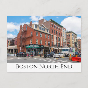 Boston, North End Briefkaart