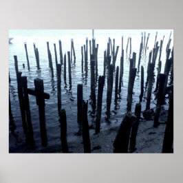 Boston North End Waterfront Pier Poster