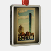 Boston Ornament Vintage Travel Skyline (Rechts)