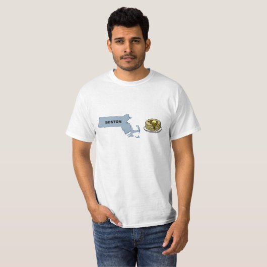 Boston Pancake T-shirt (Voorkant volledig)