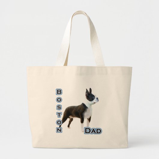 Boston Pap 4 Grote Tote Bag (Voorkant)