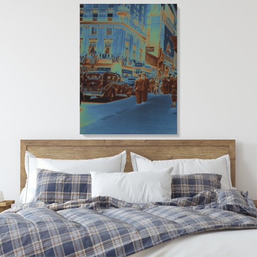 Boston Parker House Hotel 1930's Fotografiet Canvas Afdruk (Insitu (Slaapkamer))