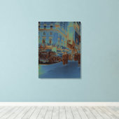 Boston Parker House Hotel 1930's Fotografiet Canvas Afdruk (Insitu (Houten vloer))