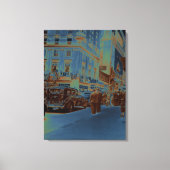 Boston Parker House Hotel 1930's Fotografiet Canvas Afdruk (Voorkant)