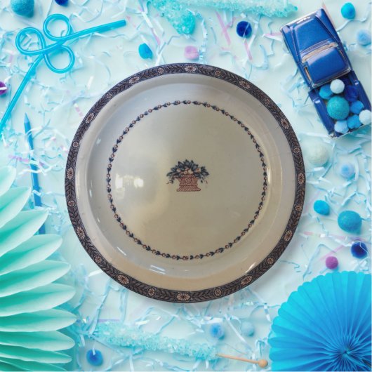 Boston Pattern Etruria Wedgwood c1900 Papieren Bordje (Feest)