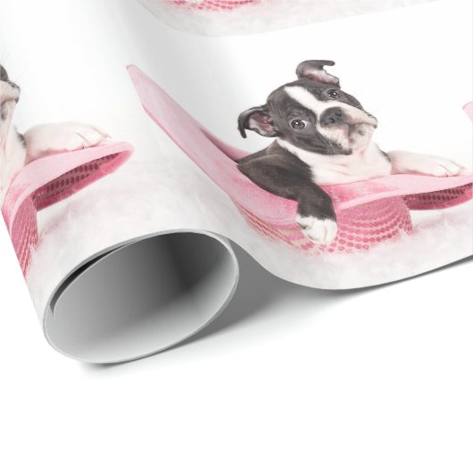 Boston Pet Cadeaupapier (Rol Hoek)