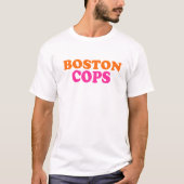 Boston Police Officers Cops T-shirt (Voorkant)