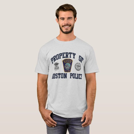 Boston Police T-shirt (Voorkant volledig)