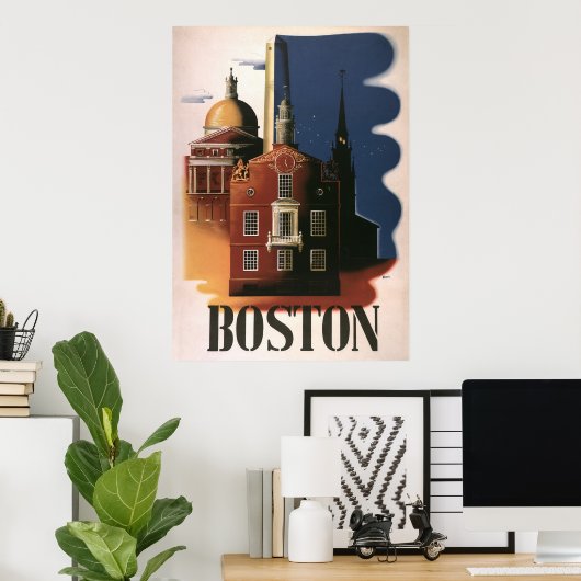 Boston Poster (Thuiskantoor)