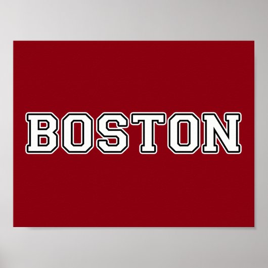 Boston Poster (Voorkant)