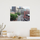 "Boston Poster" Poster (Keuken)