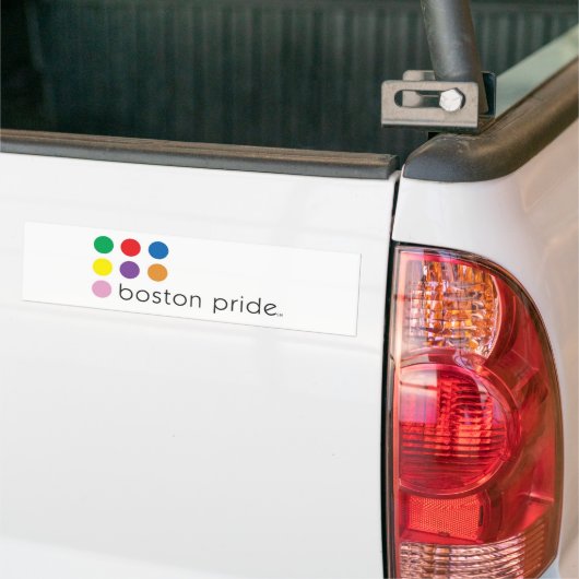 Boston Pride Bumper Bumpersticker (Op Truck)