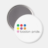 Boston Pride magneet standaard (Voorkant / Achterkant)