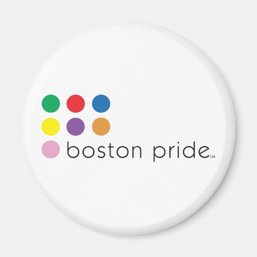 Boston Pride magneet standaard (Voorkant)