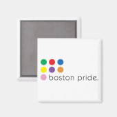 Boston Pride magneetplein Magneet (Voorkant / Achterkant)