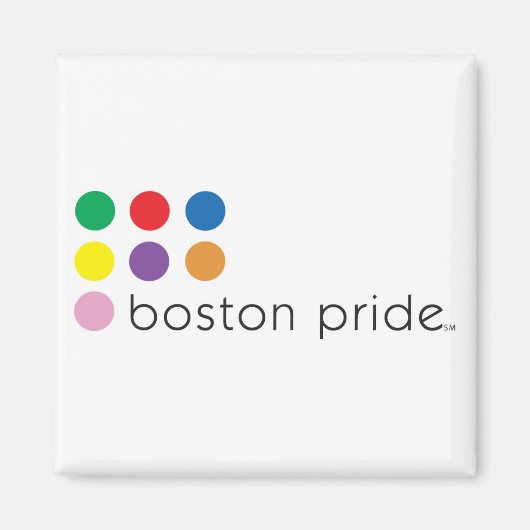 Boston Pride magneetplein Magneet (Voorkant)