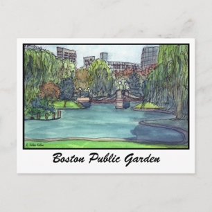 Boston Public Garden Briefkaart