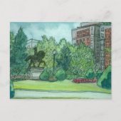 Boston Public Garden Briefkaart (Voorkant)