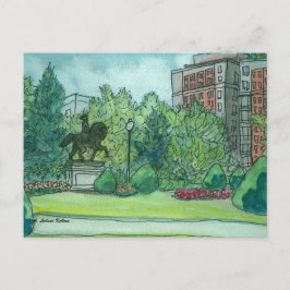 Boston Public Garden Briefkaart