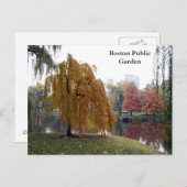 Boston Public Garden Briefkaart (Voorkant / Achterkant)