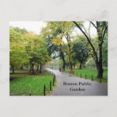 Boston Public Garden Briefkaart (Voorkant)