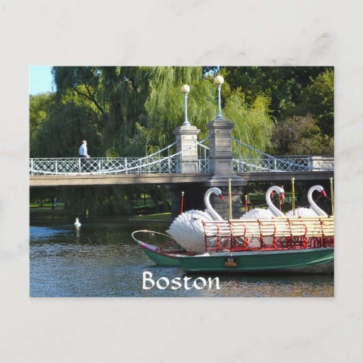 Boston Public Garden Briefkaart (Voorkant)
