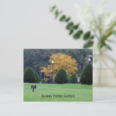 Boston Public Garden Briefkaart (Staand voorkant)