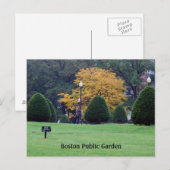 Boston Public Garden Briefkaart (Voorkant / Achterkant)
