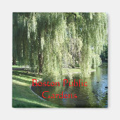 Boston Public Garden Magnet (Voorkant)