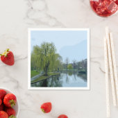 Boston Public Garden Massachusetts Painting Servet (Insitu)