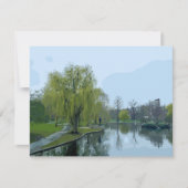 Boston Public Garden Massachusetts Schilderij Kaar (Voorkant)